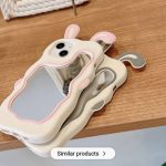 قاب موبایل فانتزی آینه ای خرگوشی iphone 12/iphone 12pro