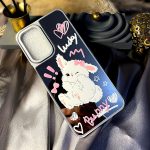 قاب موبایل فانتزی آینه ای لوسی a02s - a03s (قاب های این دو مدل موبایل با هم مشترک هستند)