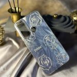 قاب موبایل ماربل گل رز a20s