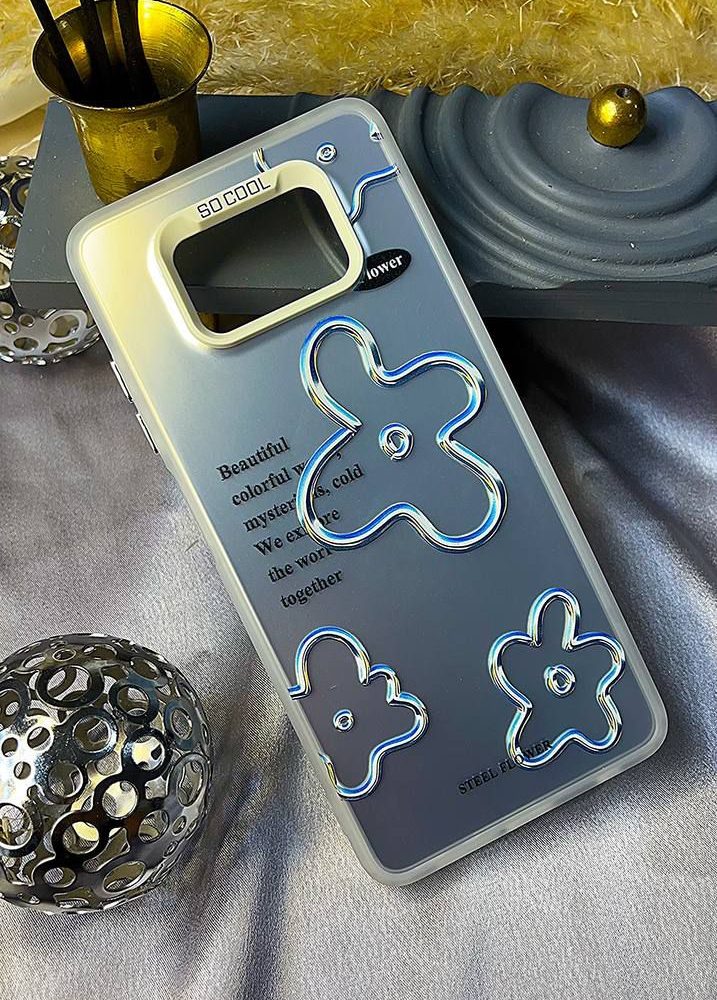 قاب موبایل استیل فلاور poco x3 / poco x3pro ( قاب های این دو مدل موبایل با هم مشترک هستند )