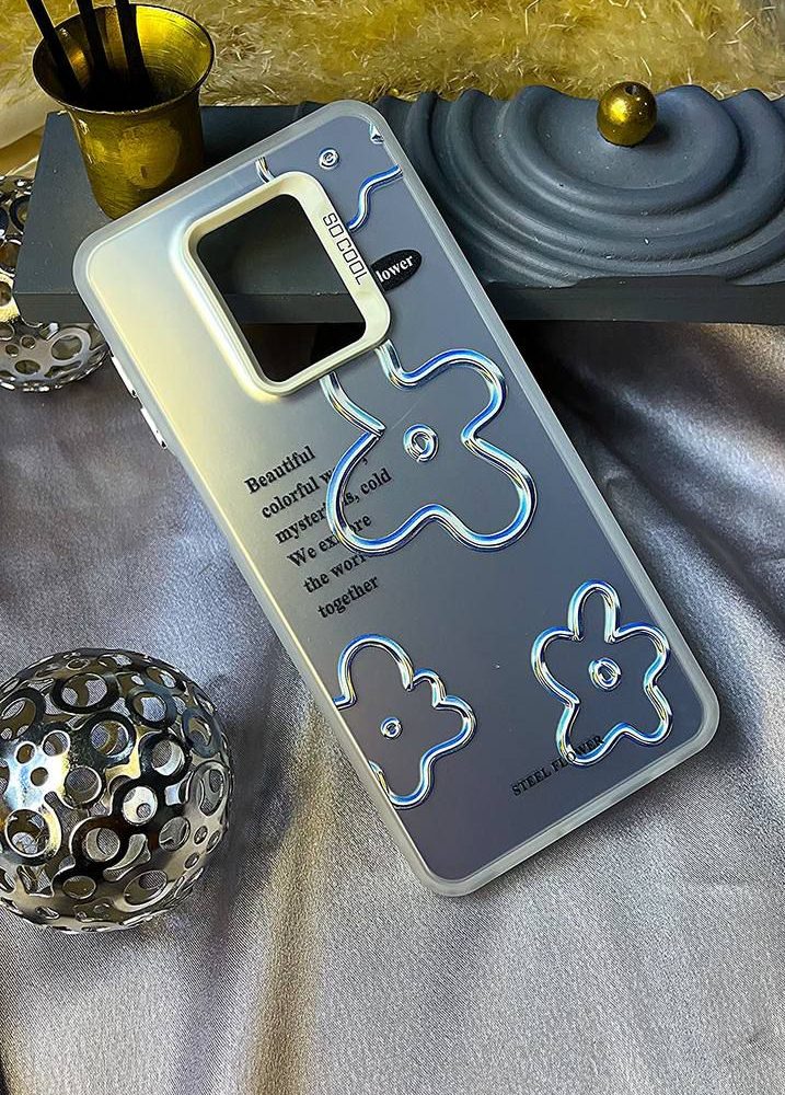 قاب موبایل استیل فلاور note 9s / note 9pro ( قاب های این دو موبایل با هم مشترک هستند )