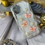 قاب موبایل گل پروانه ای شاین دار 3D برجسته iphone 11