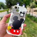 قاب موبایل فانتزی گوش دار میکی موس iphone 13 / iphone 14 ( قاب های این دو مدل موبایل با هم مشترک هستند )