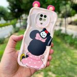 قاب موبایل فانتزی گوش دار میکی موس note 9s / note 9pro ( قاب های این دو مدل موبایل با هم مشترک هستند )