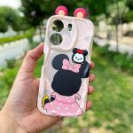 قاب موبایل فانتزی گوش دار میکی موس redmi 13c / poco c65 ( قاب های این دو مدل موبایل با هم مشترک هستند )