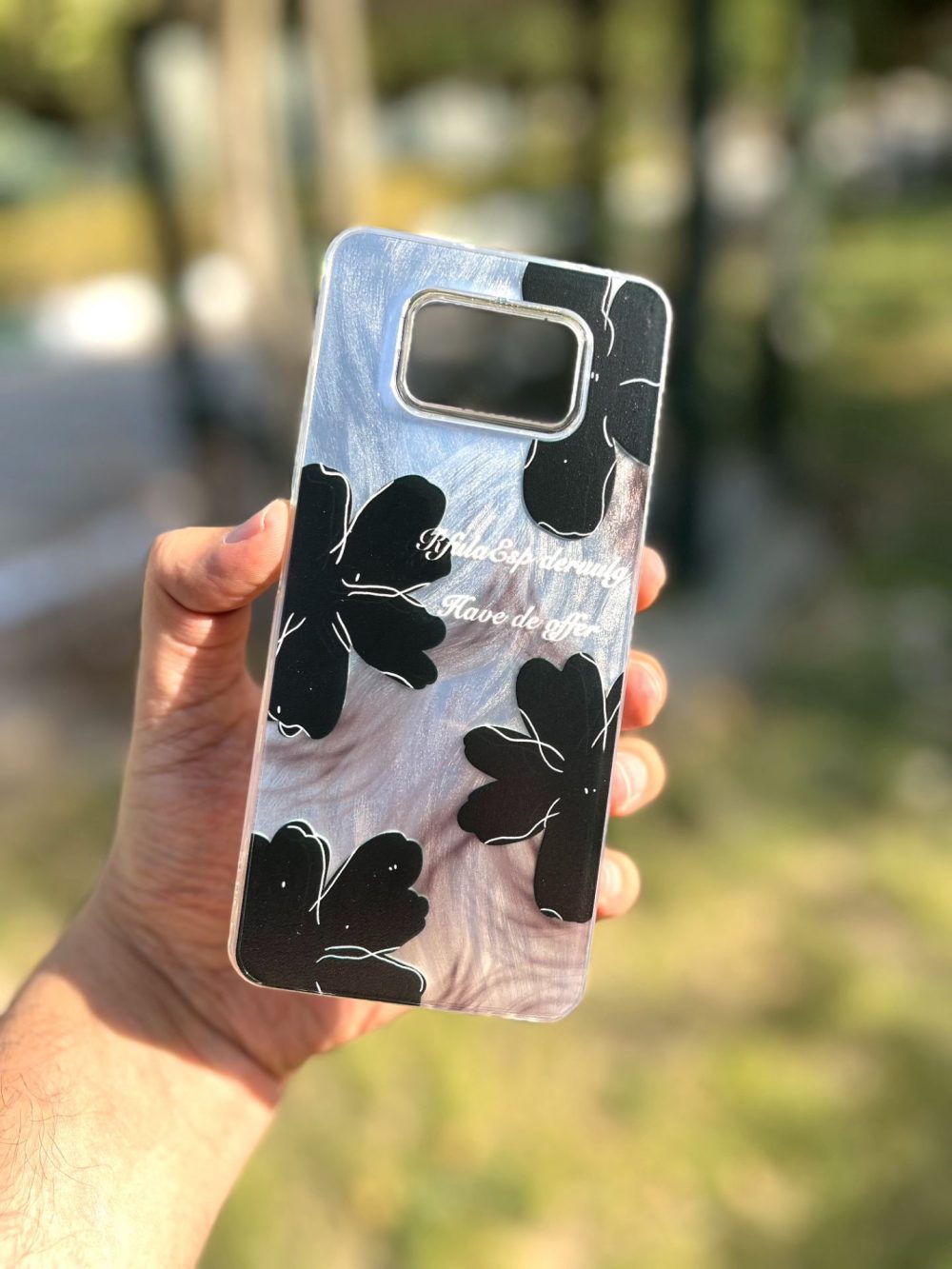 قاب موبایل ماربل گل برگ poco x3 / poco x3pro ( قاب های این دو مدل موبایل با هم مشترک هستند ) - Image 1