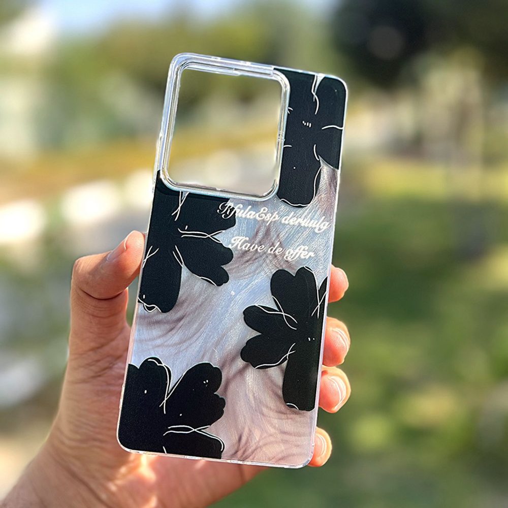 قاب موبایل ماربل گل برگ note 13pro 5g / poco x6 ( قاب های این دو مدل موبایل با هم مشترک هستند )
