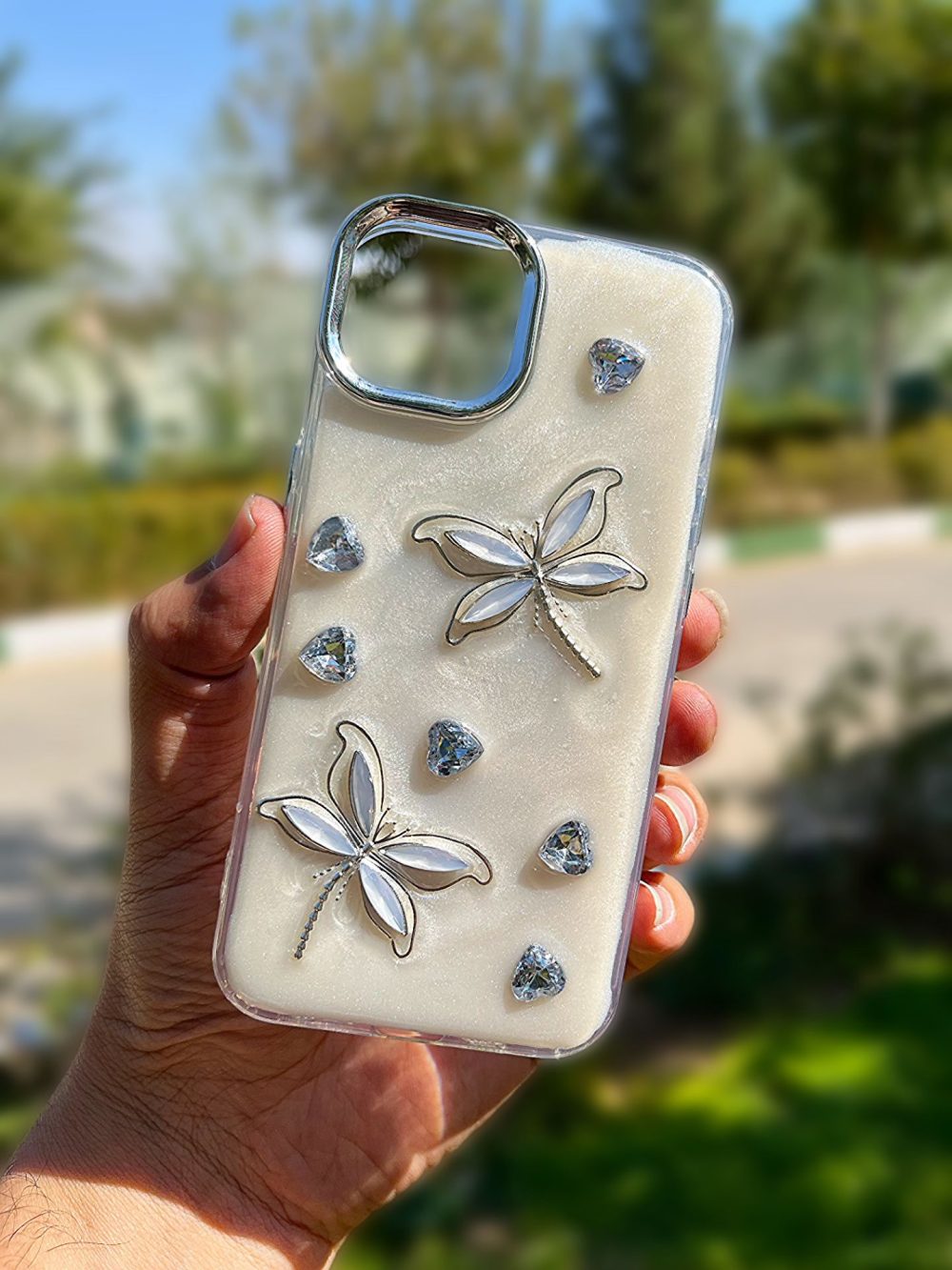 قاب موبایل فانتزی سنجاقک آناکس ( 3D برجسته ) iphone 13 / 14 ( قاب های این دو مدل موبایل با هم مشترک هستند ) - Image 2