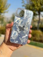 قاب موبایل هولوگرامی پروانه ای iphone 13promax
