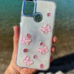 قاب موبایل رزین پروانه poco c40 / redmi 10c ( قاب های این دو مدل موبایل با هم مشترک هستند )