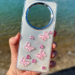قاب موبایل رزین پروانه redmi a3