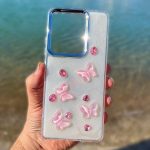 قاب موبایل رزین پروانه redmi 13c / poco c65 ( قاب های این دو مدل موبایل با هم مشترک هستند )