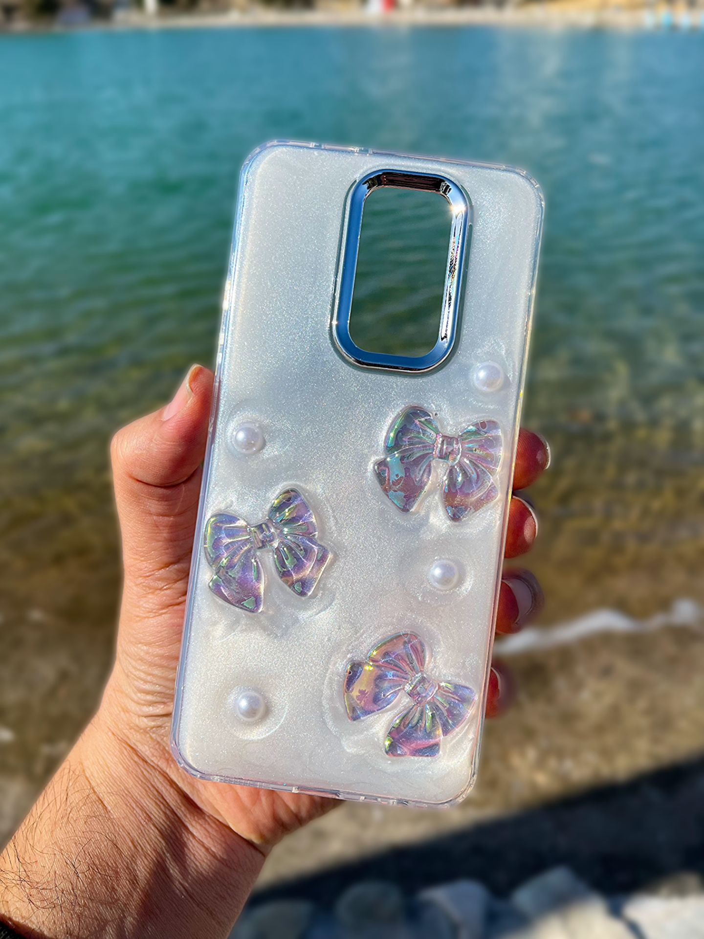 rm 9 - (2) قاب موبایل رزین پاپیون redmi9 - Image 1