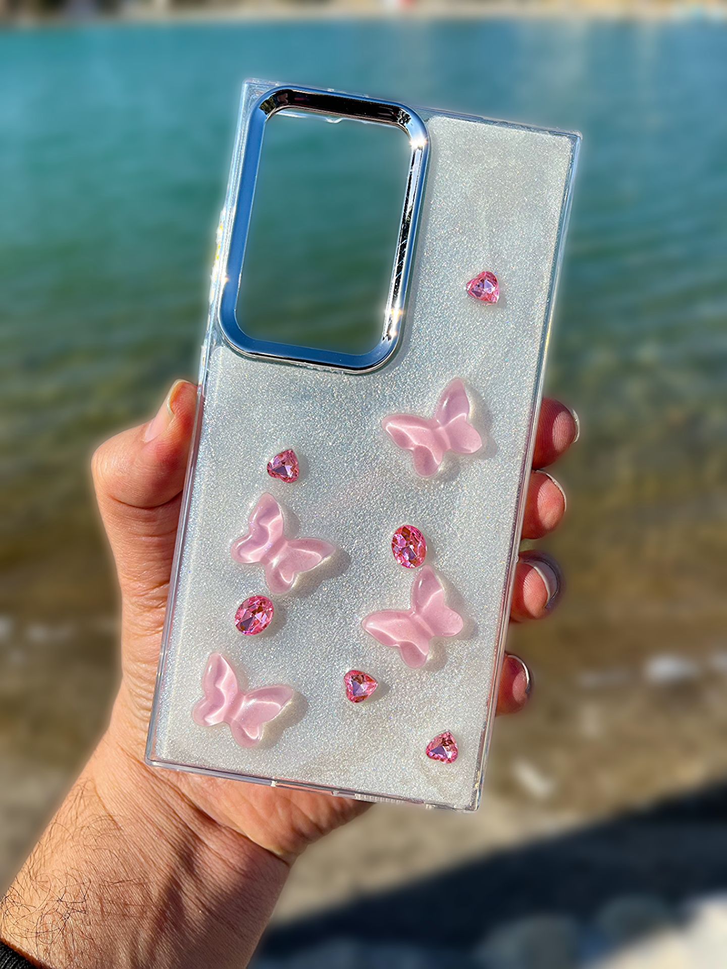 s24 ultra (1) قاب موبایل رزیم پروانه s24ultra - Image 1