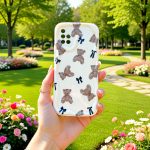 قاب موبایل عروسکی پاپیون بیر a51