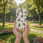 قاب موبایل عروسکی پاپیون بیر note 10pro / note 10promax ( قاب های این دو مدل موبایل با هم مشترک هستند )
