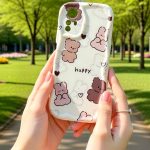 قاب موبایل عروسکی هپی بیر  note 12s  ( قاب های این سه مدل موبایل با هم مشترک هستند )