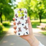 قاب موبایل عروسکی پاپیون بیر note 14pro / poco x7 / note 14pro plus ( قاب های این سه مدل موبایل با هم مشترک هستند )