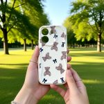 قاب موبایل عروسکی پاپیون بیر redmi 13c / poco c65 ( قاب های این دو مدل موبایل با هم مشترک هستند )