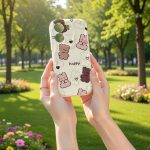 قاب موبایل عروسکی هپی بیر redmi 13c / poco c65 ( قاب های این دو مدل موبایل با هم مشترک هستند )