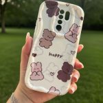 قاب موبایل عروسکی هپی بیر redmi 9