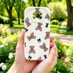 قاب موبایل عروسکی پاپیون بیر poco x3 / poco x3pro ( قاب های این دو مدل موبایل با هم مشترک هستند )
