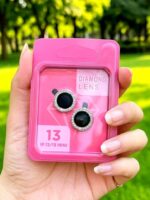 محافظ لنز نگین دار iphone 13 / iphone 13mini ( محافظ لنز این دو مدل موبایل باهم مشترک هستند )